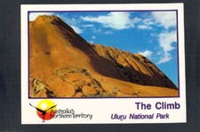 F4147 Australia NT Ayers Rock Uluru The Climb Pu1992 postcard