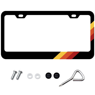 RED WOLF Clear License Plate Protectors - Pack Of 2, Heavy Duty Acrylic, Universal Fit For US/Canada Plates - View #5