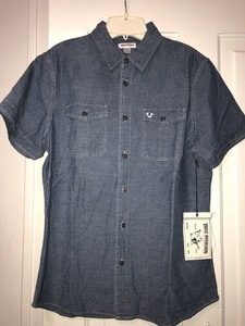 TRUE RELIGION Brand Jeans Mens Button 