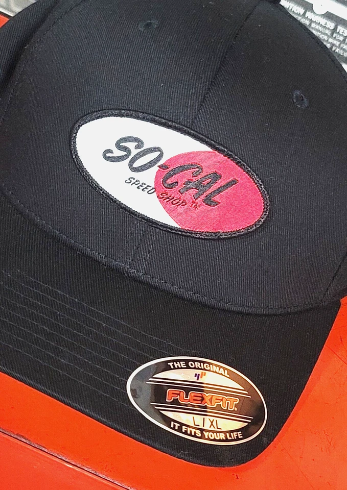 SO-CAL SPEED SHOP Logo Flexfit SOMBRERO L/XL Hot Rod nhra Drag Racing scta Bonneville Foto 3 de 4
