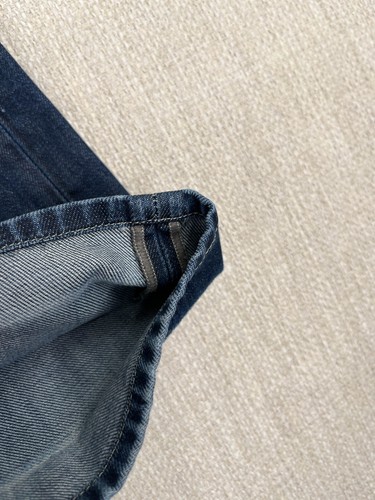 Diesel Krooley Slim Carrot Denim Jeans Herren 32x29 Blau Whiskering Italy Designer - Bild 8 von 22