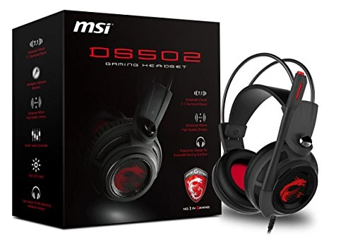 MSI Gaming Headset with Microphone Enhanced Virtual 7.1 Surround