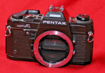 Pentax SUPER A Gehäuse / Body analoge SLR Kamera - defekt - gebraucht