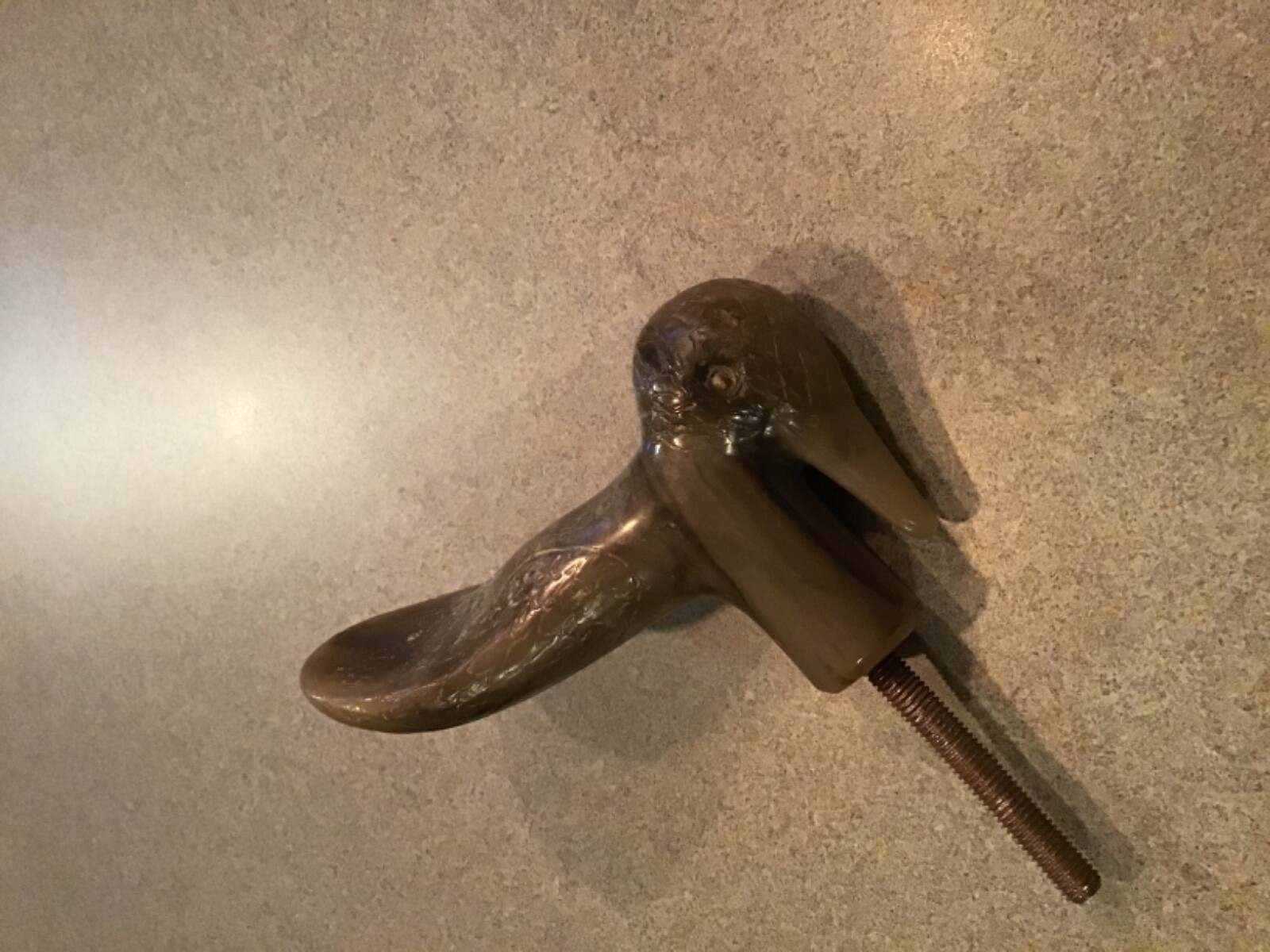 Bakelite Walking Cane Handle Bird - image 5