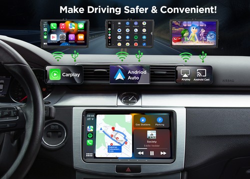 For 2003-2013 VW Golf GTI MK5 MK6 Plus 9"Android 13 Car Radio Stereo GPS CarPlay - Picture 3 of 31