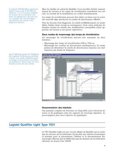 Logiciel BRÜEL & KJAER - QUALIFIER Type 7831 - ACOUSTIQUE DU BÂTIMENT - Photo 5/8