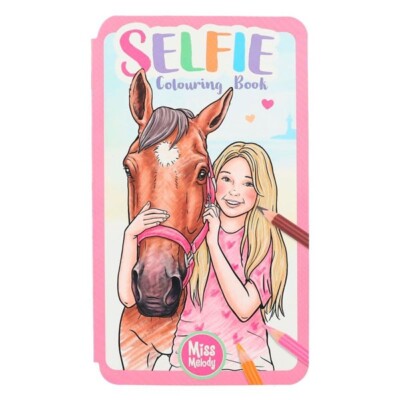 DEPESCHE - MISS MELODY SELFIE COLOURING BOOK MALBUCH IM HANDYFORMAT NEU
