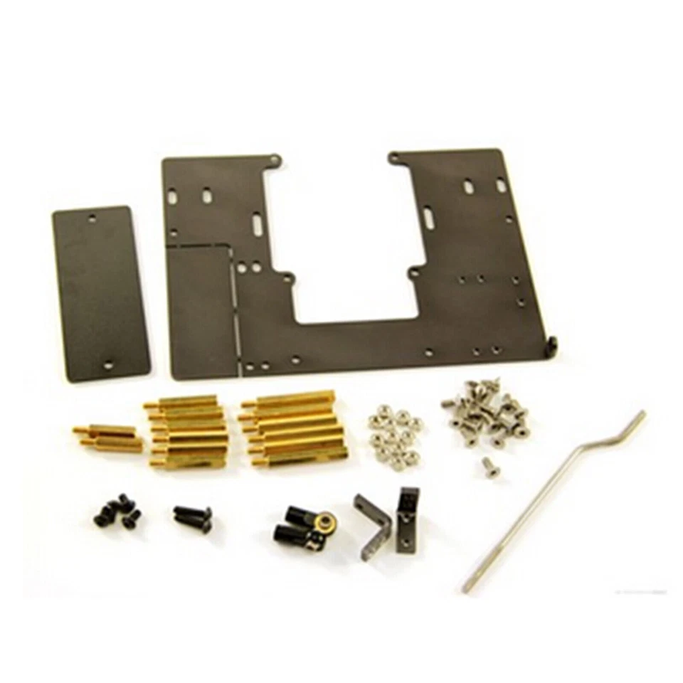 Radio Tray Cab Floor Board Kit Upgrade Spare Parts Fit for Tamiya 1/14 RC Car - Image 3 of 4
