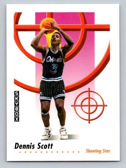 1991-92 Skybox Dennis Scott #602 Orlando Magic