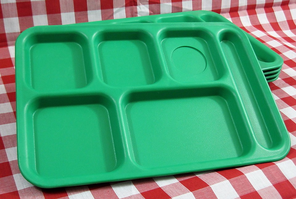 Cambro BCT1014-119 - 10" X 14-1/2" ABS Plastic School Compartment Tray (24 Per C - Foto 5