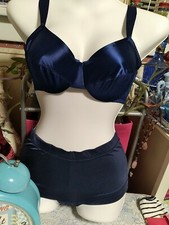 DELICATES 34C SECOND SKIN SET MAIDENFORM PANTY M SILKY STRETCHY SHINY SOFT NWOT