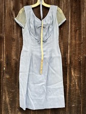 Vintage Baby Blue Ladies Dress See Description For Sizing Womens A Line