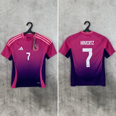 GERMANY 2024 2025 AWAY FOOTBALL SHIRT #7 HAVERTZ YOUTH