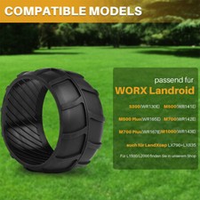 Wheel Protector for Worx Landroid M500 Plus (WR165E) M700 M1000 Robot Lawn Mower