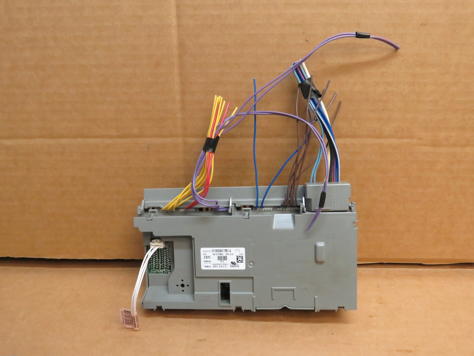 KitchenAid Dishwasher Control Board Part W10833931 Rev.A WPW10788997