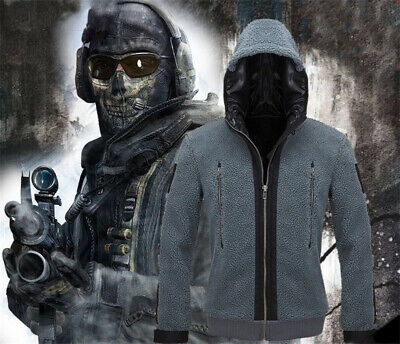 Men's Call of Duty Cosplay Jacket Modern Warfare 2 Task Force 141 Ghost Coat