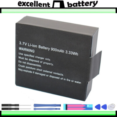 NewerA 3.7V 900mAh Li-ion Battery for SJ4000 & many other Action Camera Brands