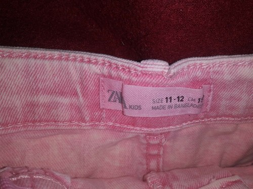 Girls Light Pink Zara Mini Skirt Size 11-12 - Picture 5 of 7