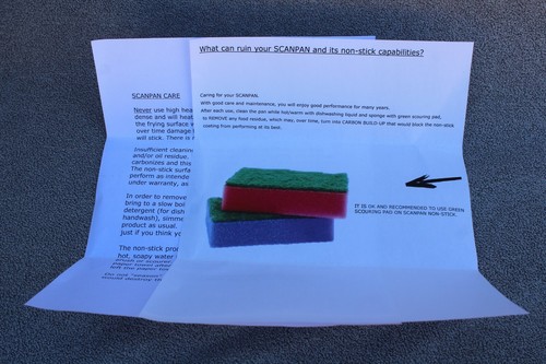 Scanpan BENUTZERHANDBUCH / Denmark Classic Antihaft Induktion Bratpfanne Kochgeschirr - Bild 2 von 5