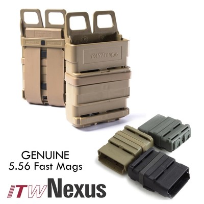 Original ITW Nexus Gen 4 schnelle 5,56 Mag Etui Molle & Gürtel Montage stapelbar