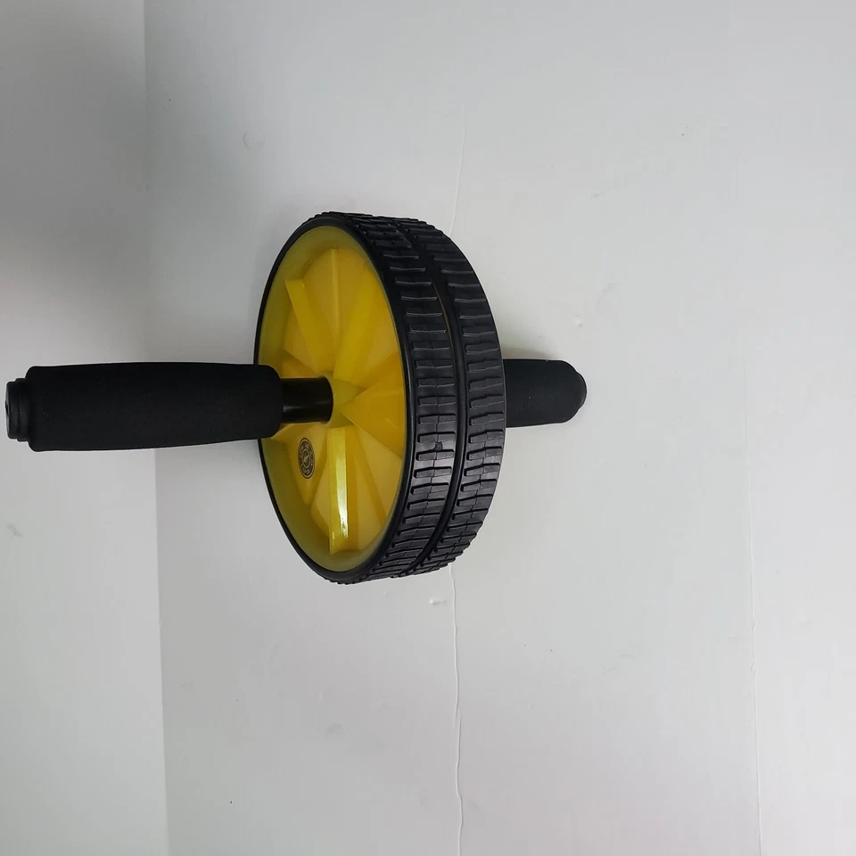 Rodillo Rueda Ab Gold's Gym Doble Rueda Entrenamiento Fitness Ejercicio Buen Estado  Foto 2 de 4