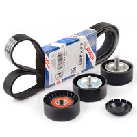 Bosch 6PK2155 Keilrippenriemen + Rolle FüR S212 X204 W221 Ohne Start-Stopp