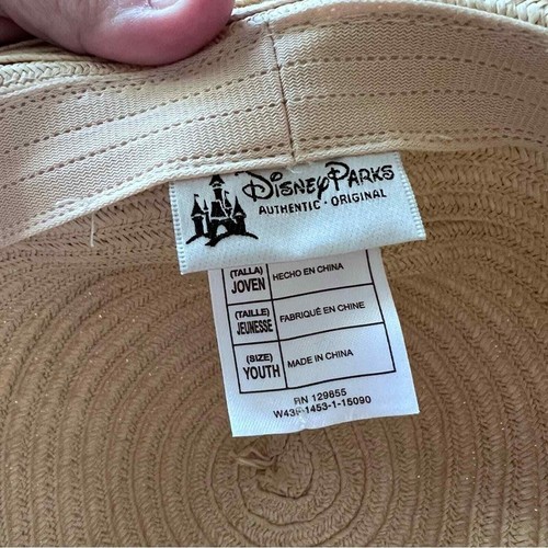 DISNEY PARKS ANIMAL KINGDOM MINNIE STRAW HAT - Picture 4 of 5