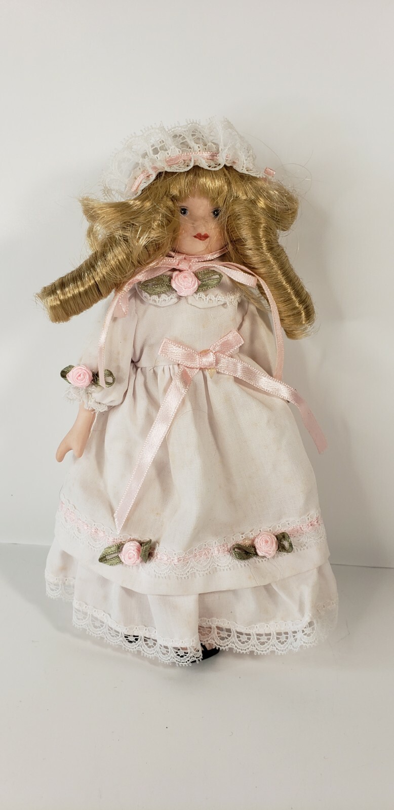 Vintage Porcelain Doll - 8