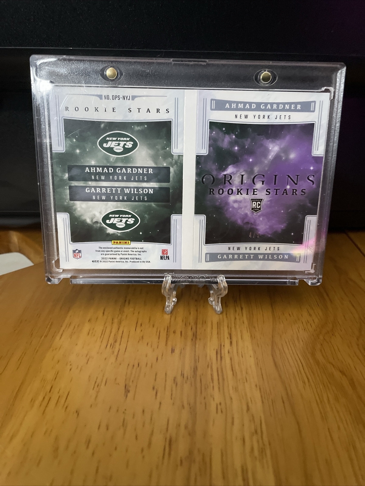 AHMAD SAUCE GARDNER GARRETT WILSON ORIGINS BOOKLET RPA RC PATCH AUTO JETS 4/5 eBay