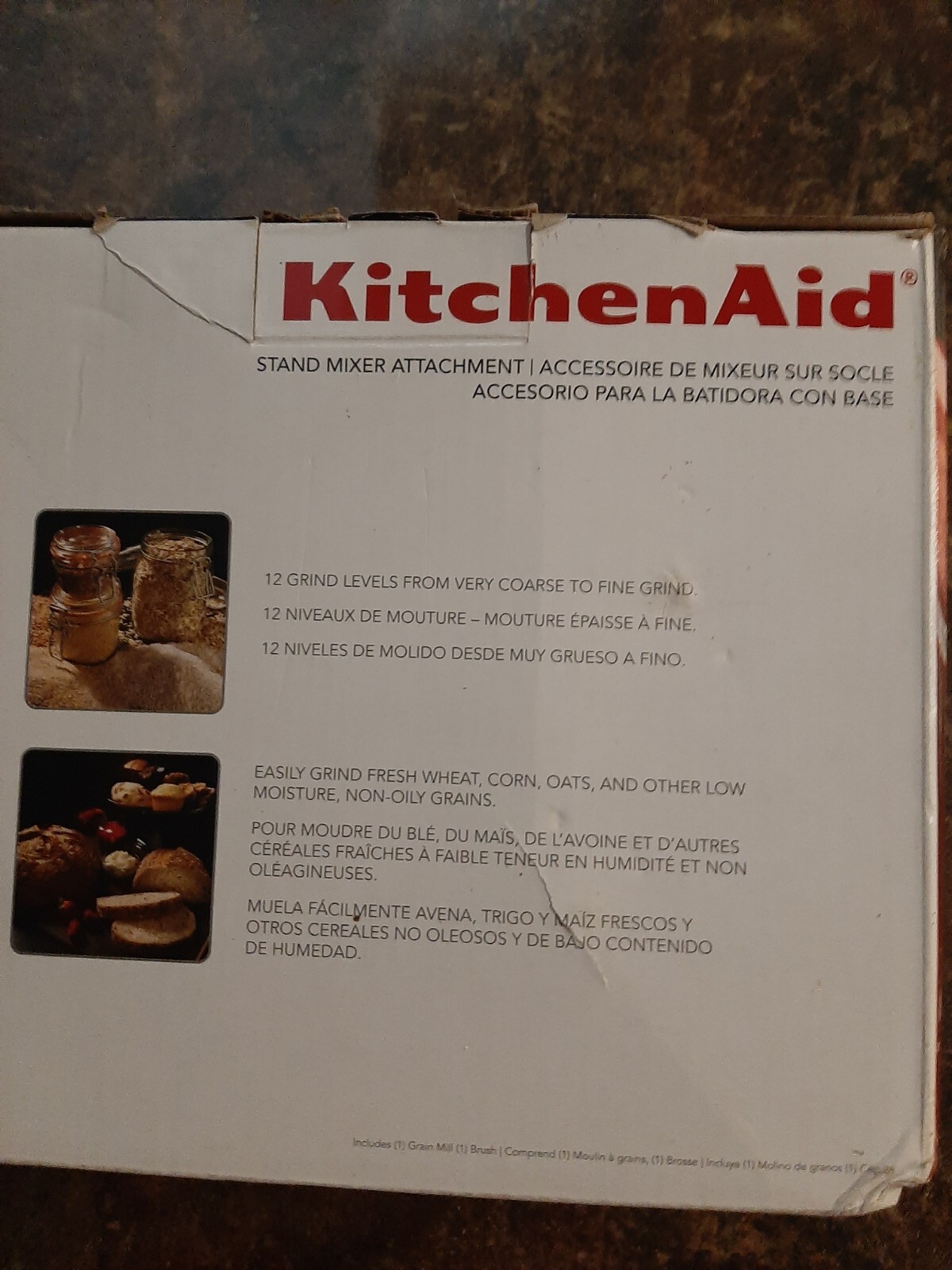 Kitchenaid Stand Mixer Grain Mill Attachment Not Used eBay