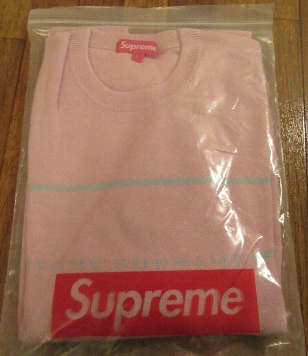 supreme sweater pink