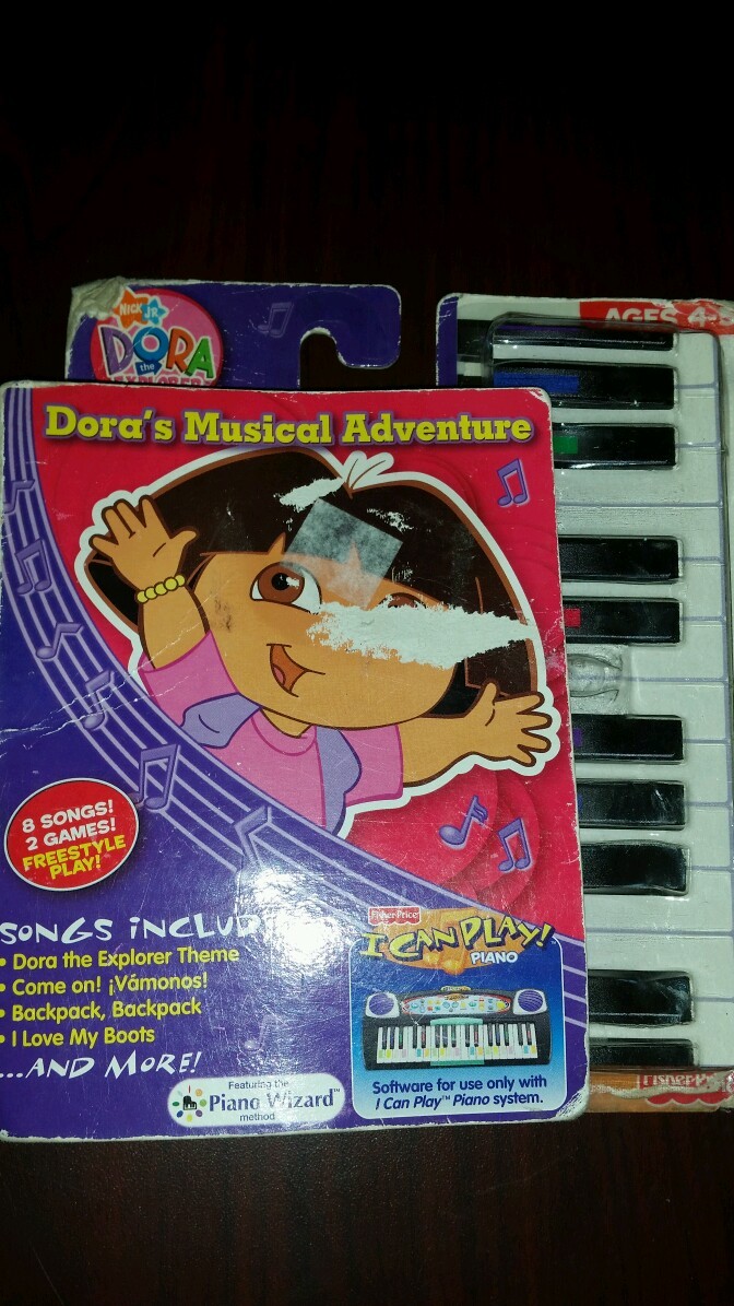 Dora S Musical Adventure 8 Songs I Can Play Piano Software 2 Games New Game Cartridges Game Books Toys Hobbies