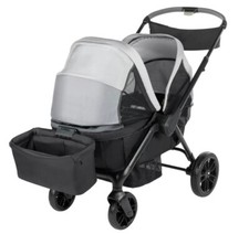 Wagon Stroller two extra-comfortable memory-foam seats Adjustable Foldable 