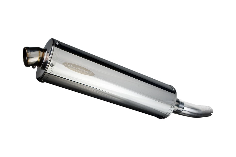 Triumph Sprint ST 955i 1998-2005 Kit de silenciador de escape ovalado de acero inoxidable de 18" Foto 4 de 4