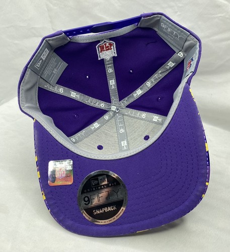 Minnesota Vikings New Era 9FIFTY Holographic Foil Snapback Hat NFL Original Fit - Picture 5 of 7