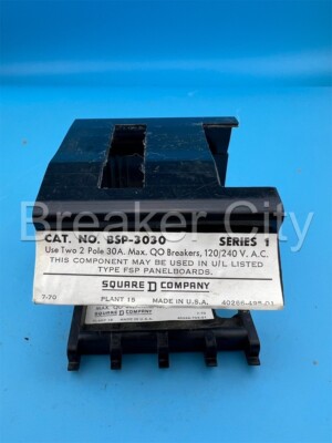 Square D BSP-3030 Breaker Insert To Replace FSP-230 Fuse Pullout And Block 30A