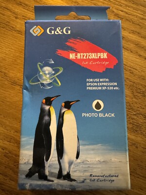 G&G NE-RT273XLPBK Black Printer Ink EPSON EXPRESSION PREMIUM XP-520
