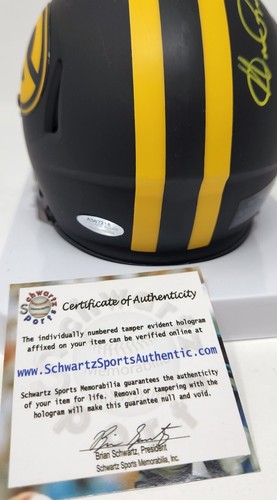 Andre Rison Green Bay Packers Eclipse Signed Autographed Mini Helmet XXXI Champs - Picture 3 of 3