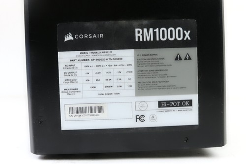 Corsair RM1000x 1000W Gold Power Supply PSU – PC | 1yr Warranty, Fast Ship! - Afbeelding 2 van 4