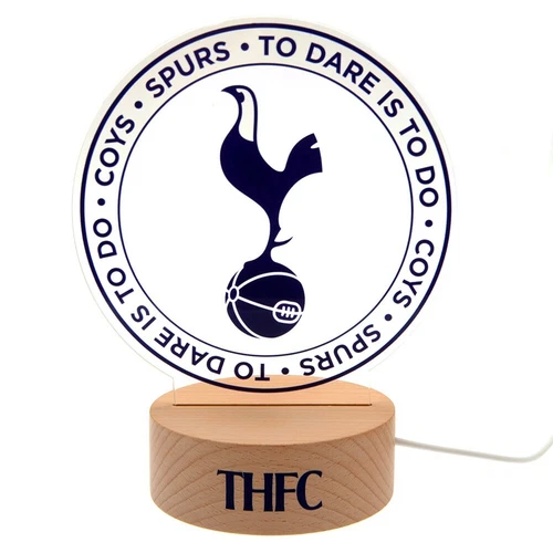 Tottenham Hotspur Spurs FC LED Official Crest Light Lamp Christmas Gift Idea