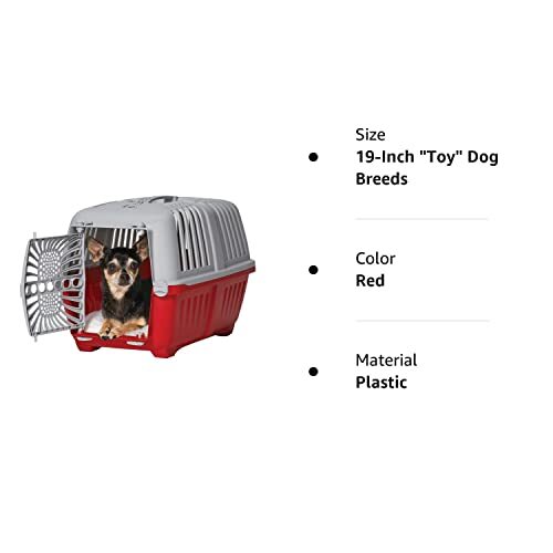 Pet Travel Carrier Kennel HardSided Dog Crate for Cats, Dogs & Small