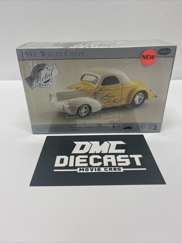 TESTORS 1941 WILLYS COUPE DIECAST ASSEMBLY MODEL KIT 1/43 SEALED BOX SKILL 2