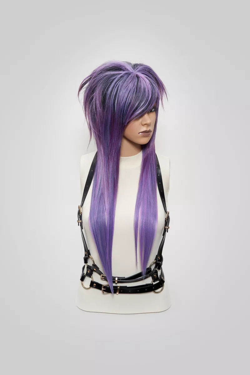 Cosplay wig clearance purple