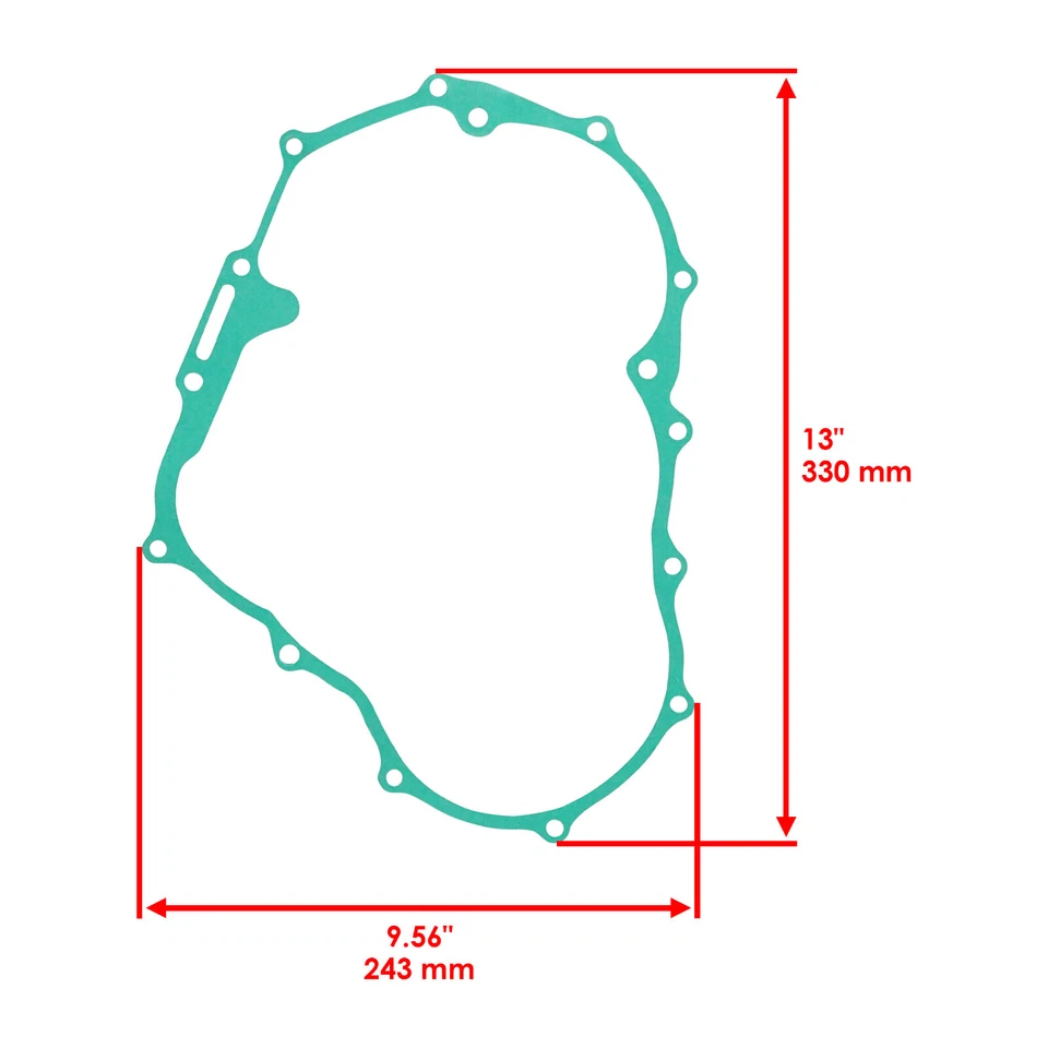 Junta cubierta embrague cárter derecho para Honda TR200 Fat Cat 1986 1987 Foto 2 de 4