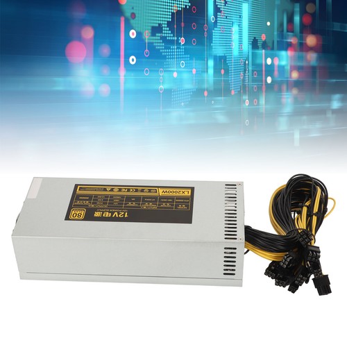 2000W Mining Power Supply Modular Mining PC Power PSU Supports 8 GPU Rig For ETH - Picture 8 of 12
