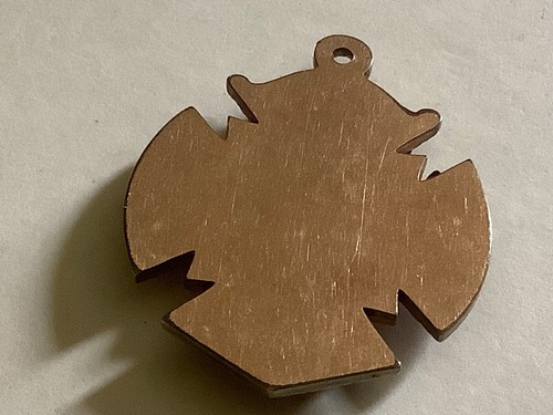 Vintage Loyal Loom Order Of Moose Metal Watch Fob - Picture 2 of 3