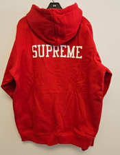 Supreme Champion Hooded Sweatshirt Red - Size L