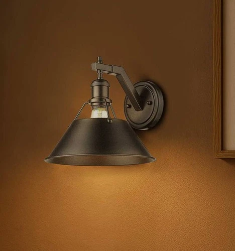 Orwell 9 3/4" High Matte Black Wall Sconce - Picture 1 of 6