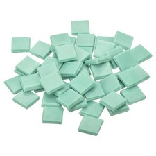 100pcs Mosaic Tiles, Micro Glass Tiny Mini Mosaic Tile DIY Light Grass Green