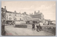 Old Putney Bridge Wharf Street Sweepers London Postcard JH Blake Idlers Own